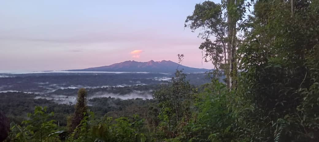 Mount Bosavi landscape